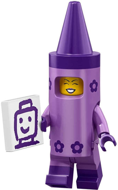 LEGO Minifigure-Crayon Girl-Collectible Minifigures / The LEGO Movie 2-Creative Brick Builders